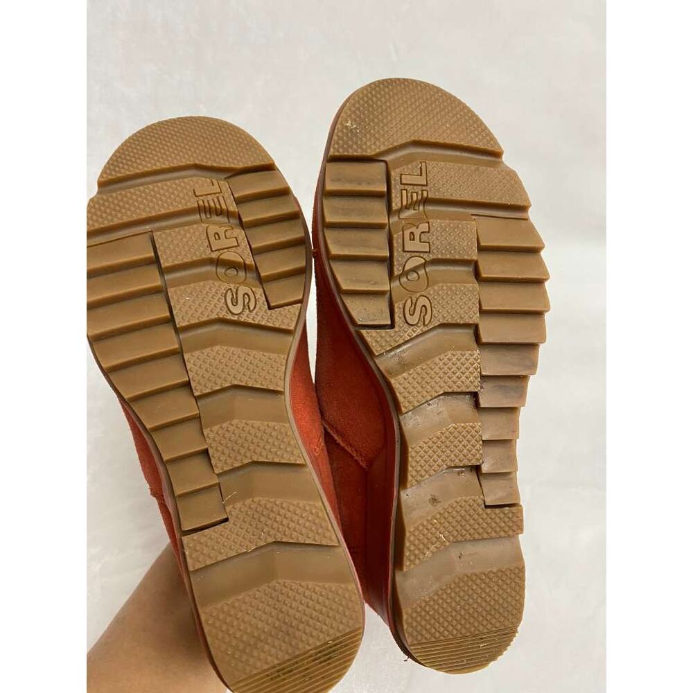 SOREL Evie Pull On Bootie Waterproof Suede Leather Wedge Ankle Booties Sz 6 - Picture 11 of 11